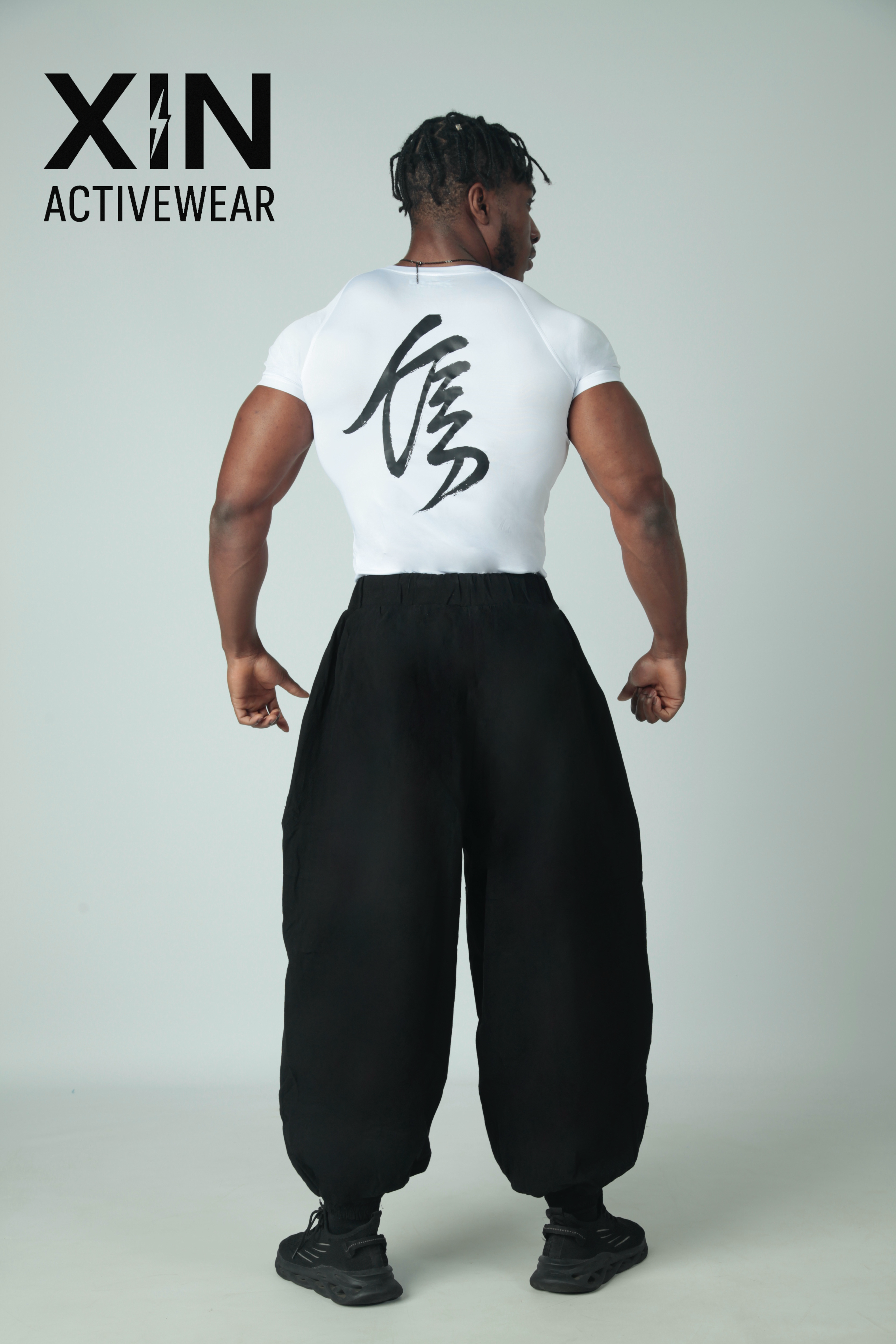 Warrior Fit Pants – Harem Wide Black