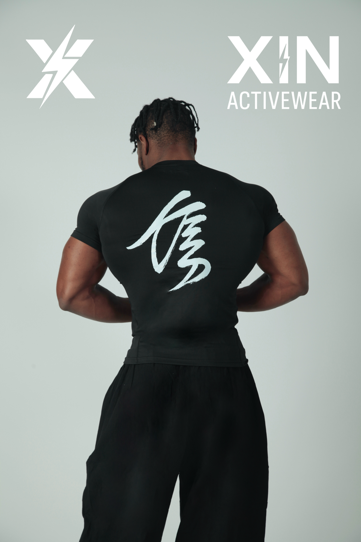 Warrior Fit T-Shirt – Compression Black – Xin Activewear