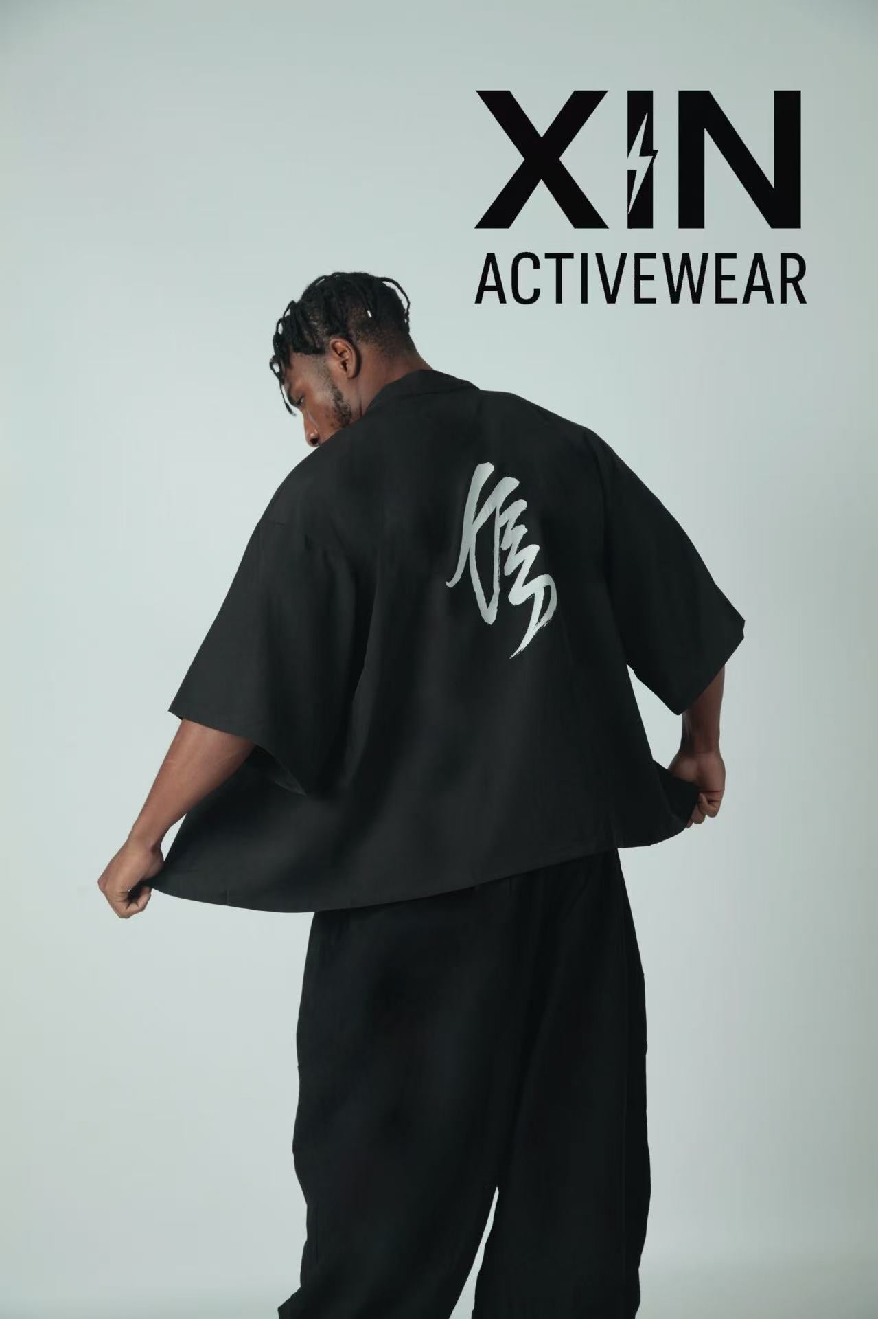 Warrior Fit Light Cardigan – Black