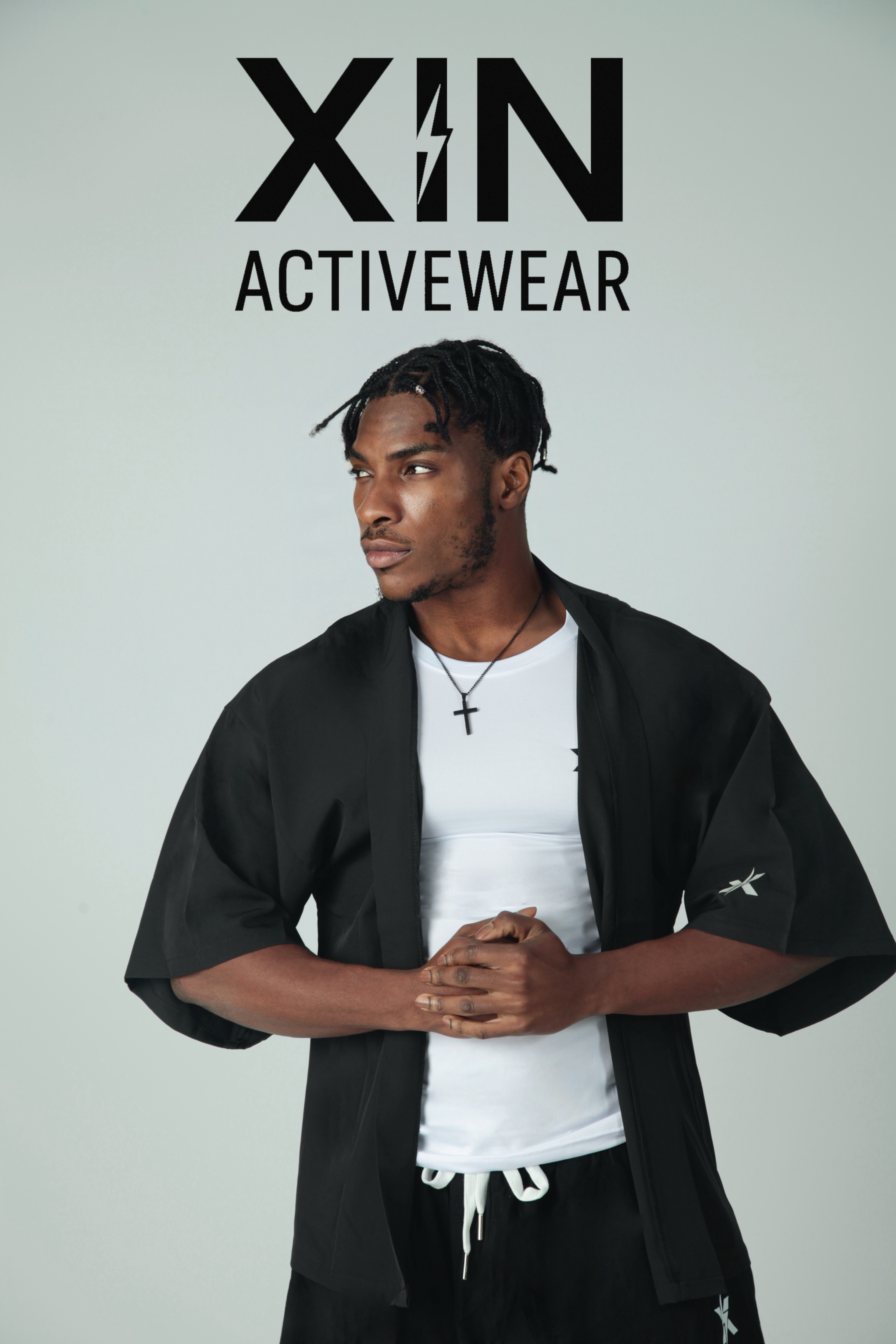 Warrior Fit Light Cardigan – Black