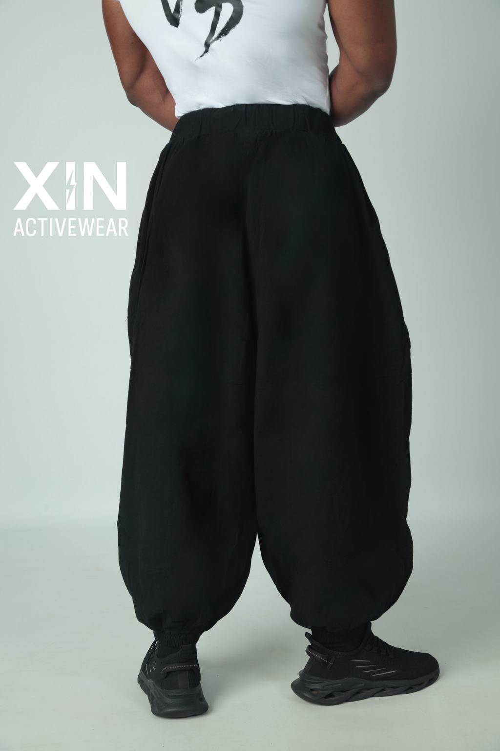 Warrior Fit Pants – Harem Wide Black