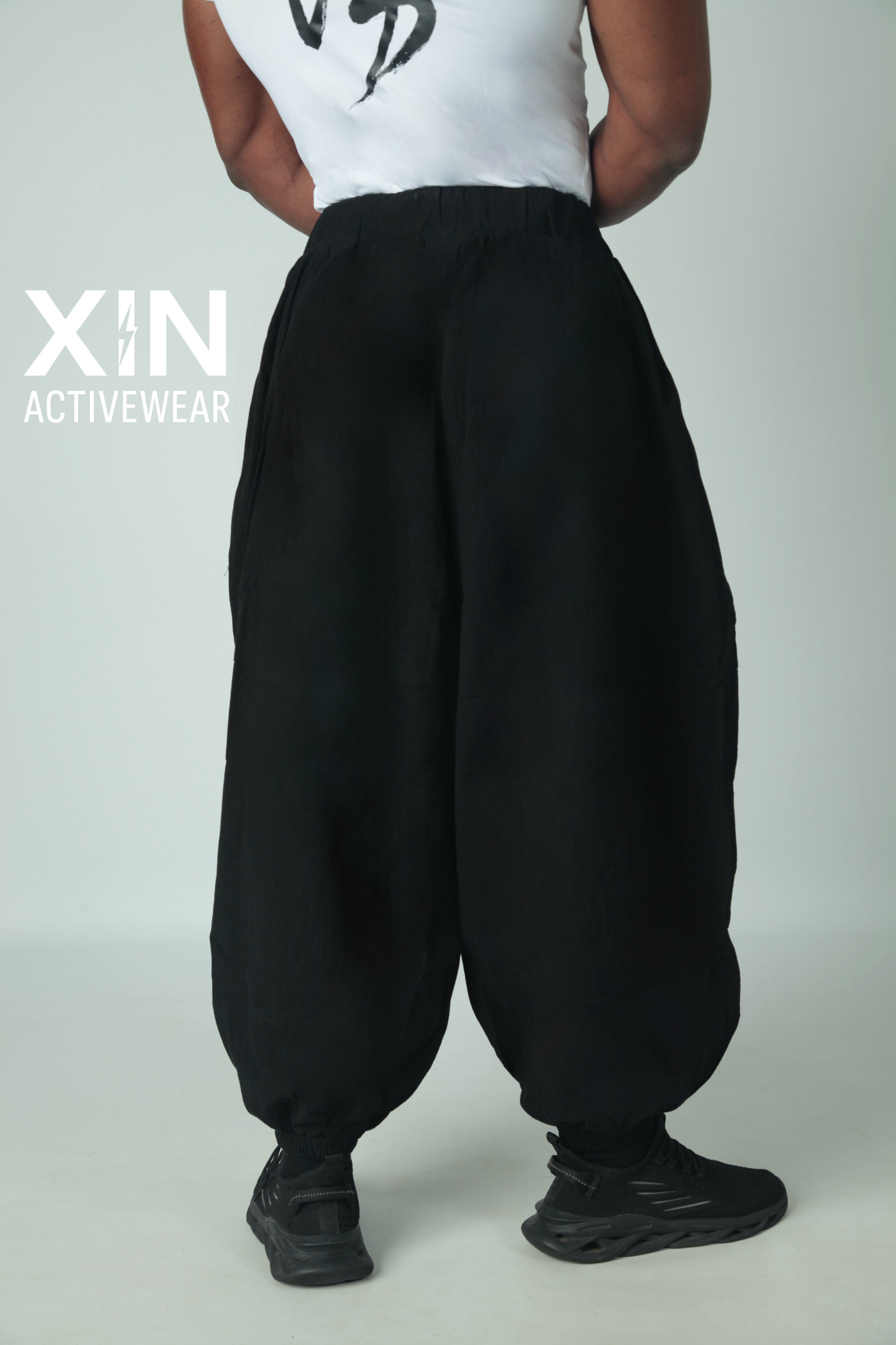 Warrior Fit Pants – Harem Wide Black