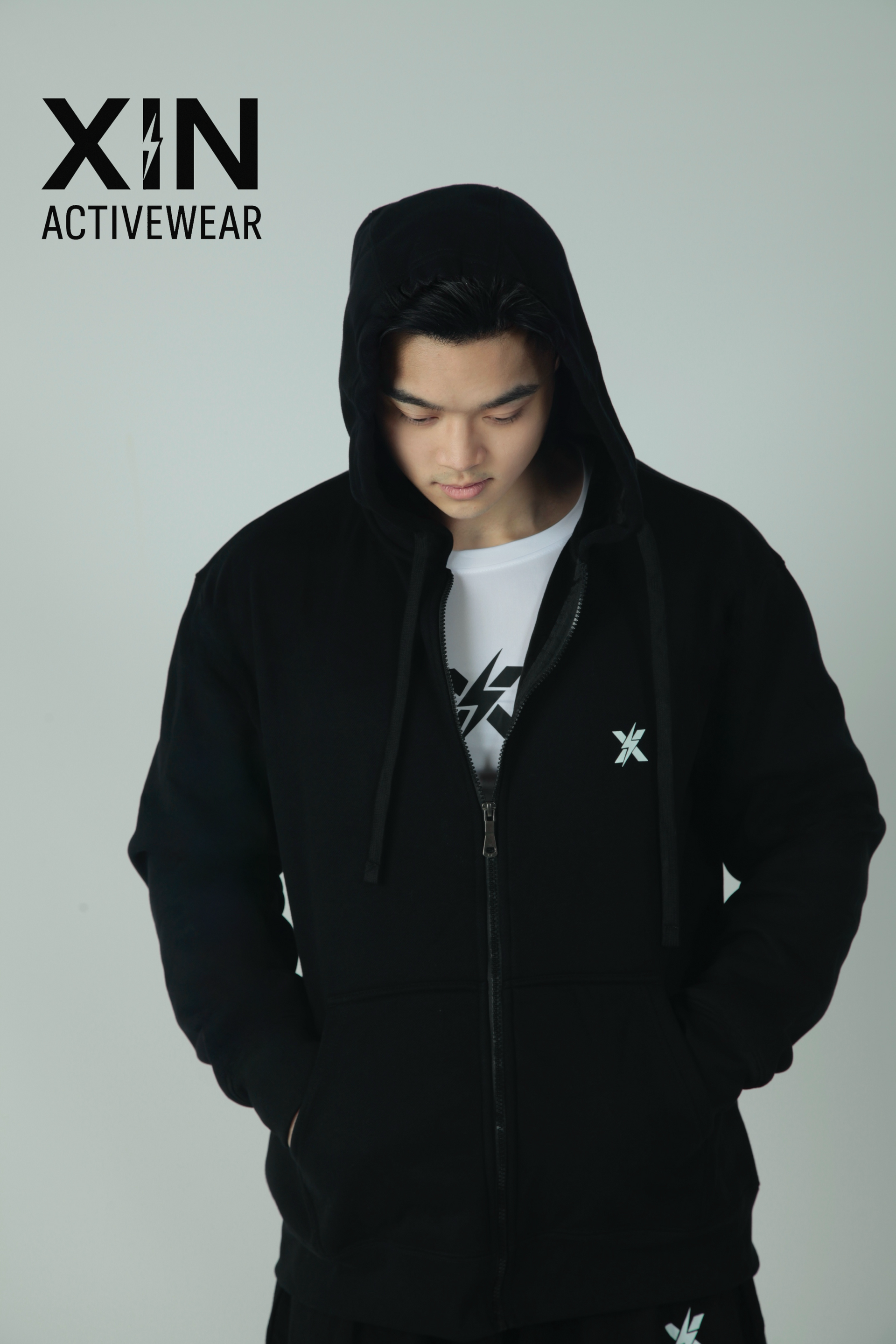 Warrior Fit - Black Xin Hoodie – Xin Activewear
