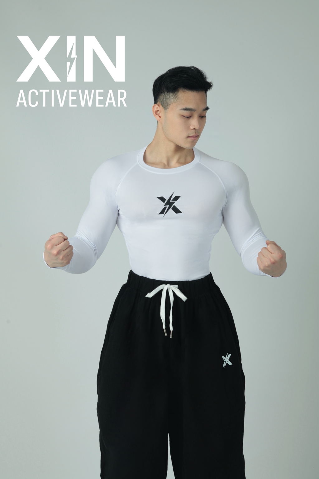 Warrior Fit Long Sleeve Top - Pure White